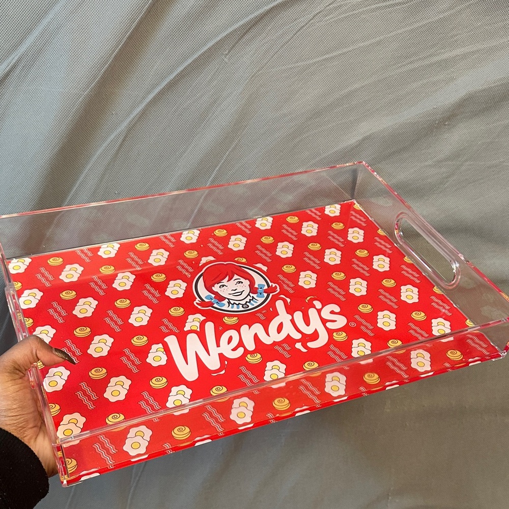 Wendy's Red Serving Tray